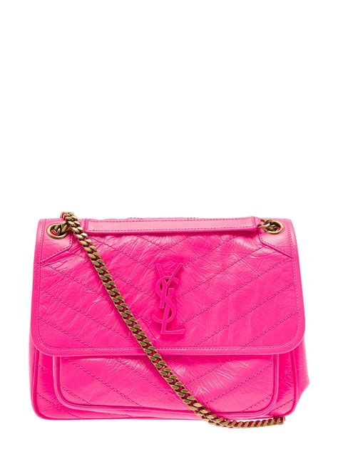 pink ysl niki bag